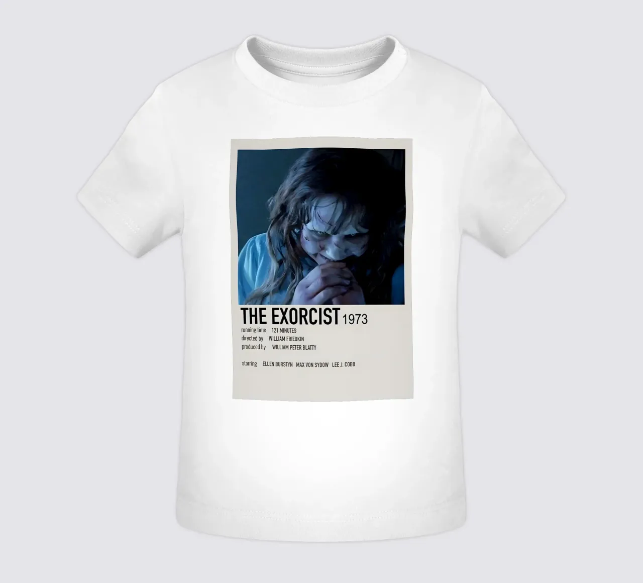 THE EXORCIST 1973 baby t-shirt by MVFminimalist