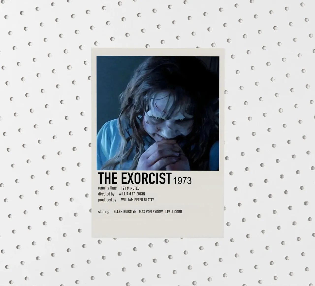 THE EXORCIST 1973 sticker by MVFminimalist