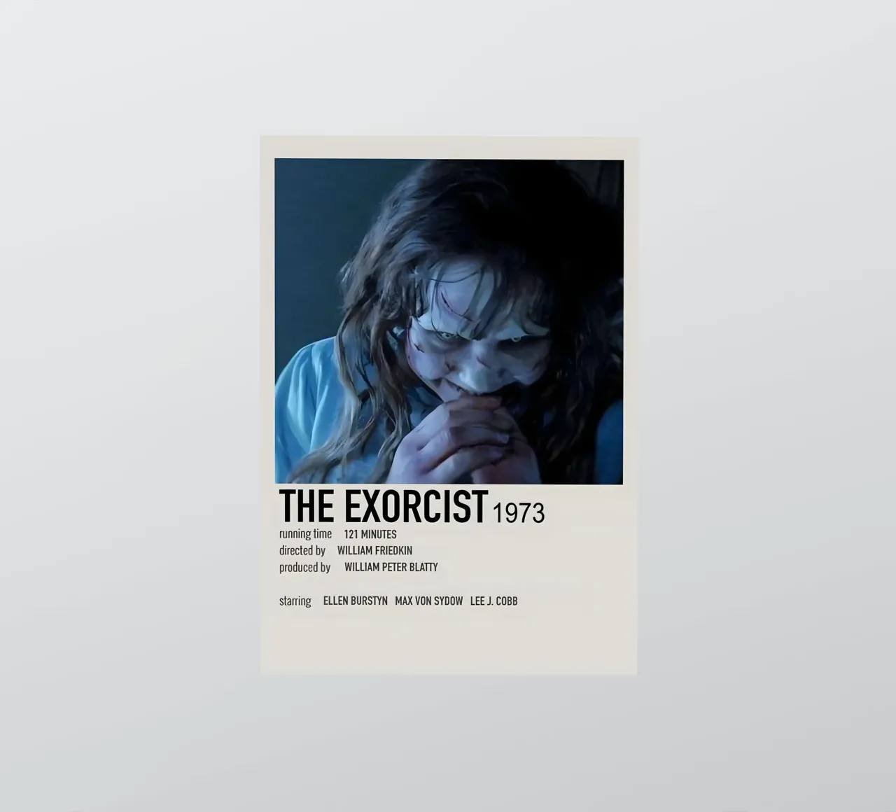 THE EXORCIST 1973 sticker by MVFminimalist