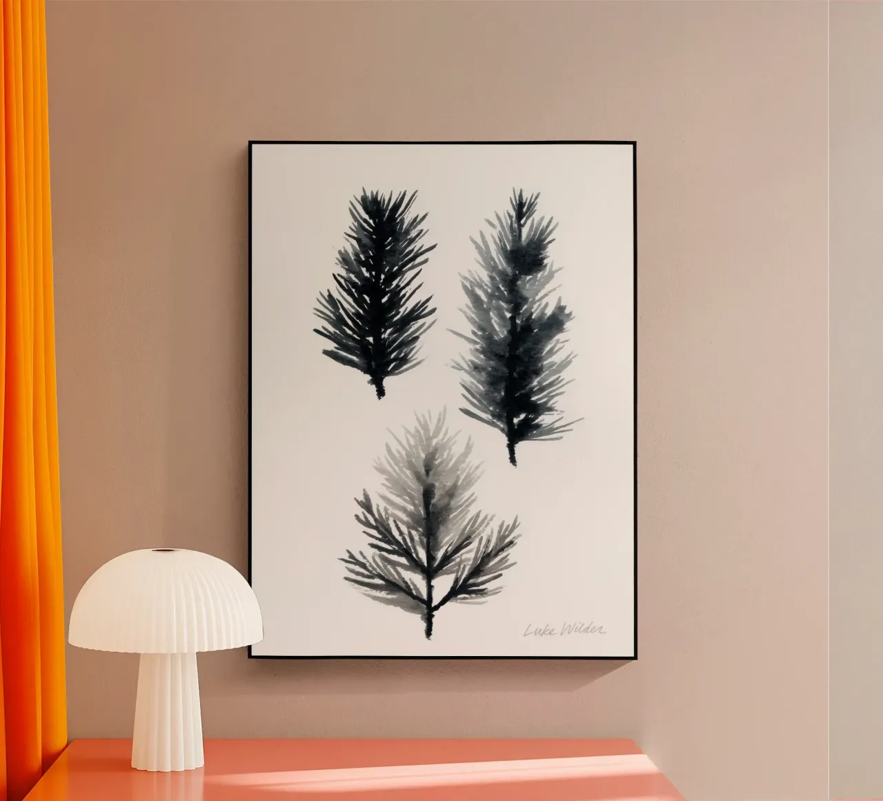 Pini monocromi plexiglass da Luke Wilder Studio