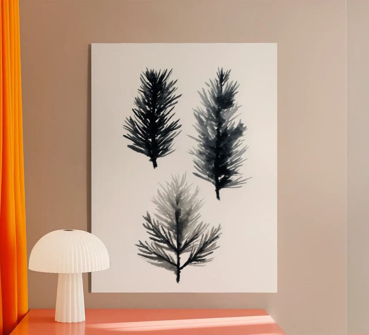 Pini monocromi plexiglass da Louise Wilder Studio