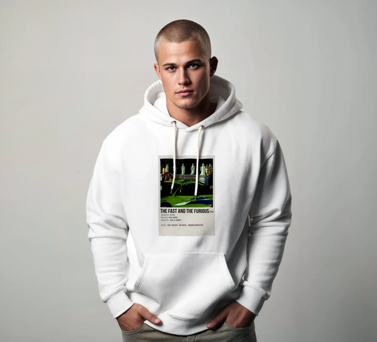 THE FAST AND THE FURIOUS 2001 felpa con cappuccio da MVFminimalist