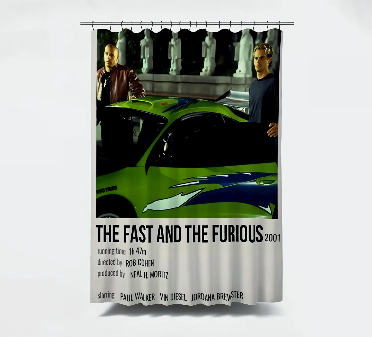 THE FAST AND THE FURIOUS 2001 tenda da doccia da MVFminimalist