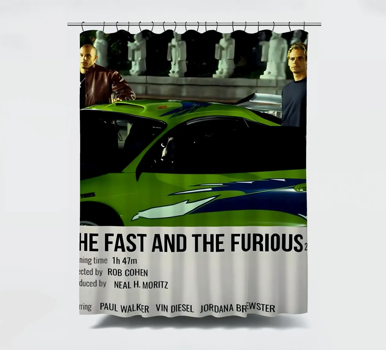 THE FAST AND THE FURIOUS 2001 tenda da doccia da MVFminimalist