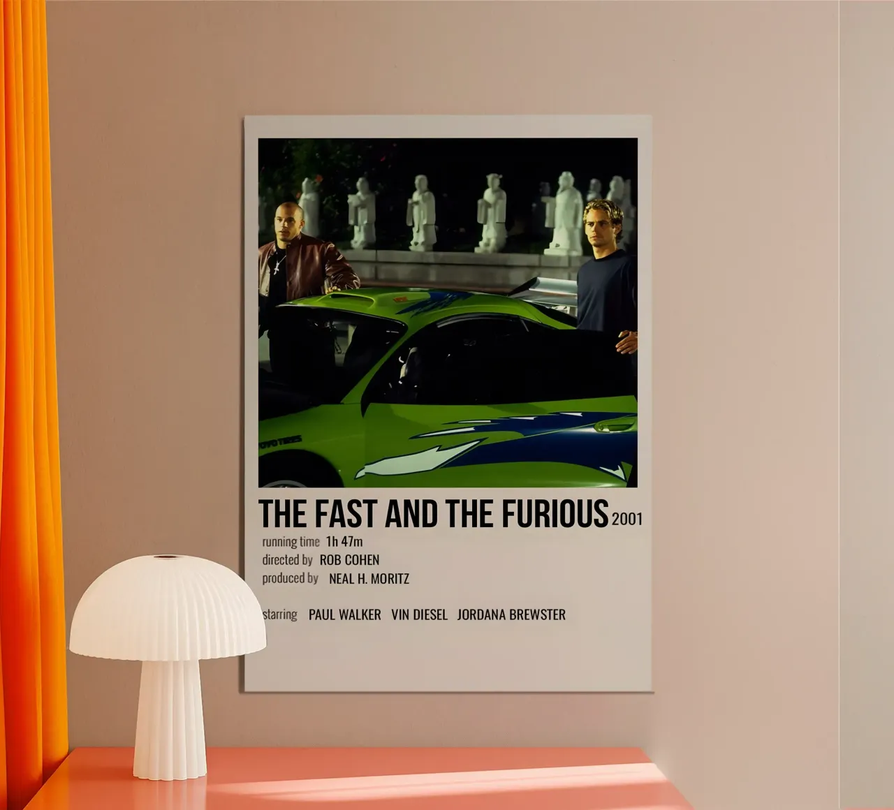 THE FAST AND THE FURIOUS 2001 carta hahnemühle da MVFminimalist