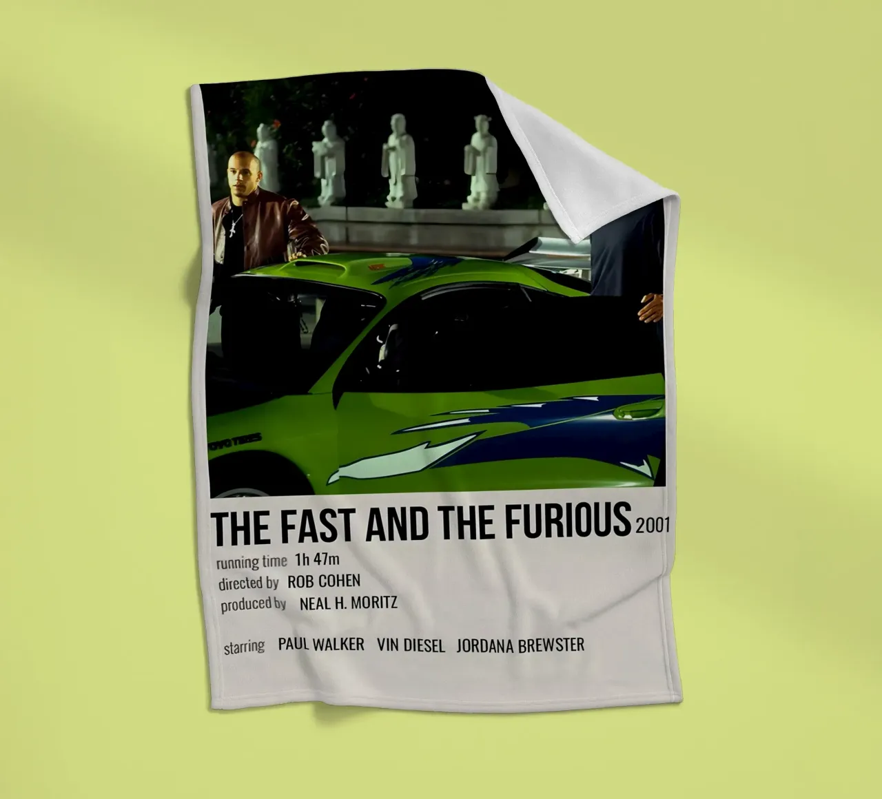 THE FAST AND THE FURIOUS 2001 coperta in pile da MVFminimalist