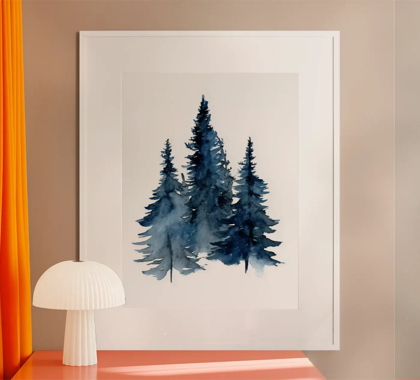 Ink Pines poster da Louise Wilder Studio