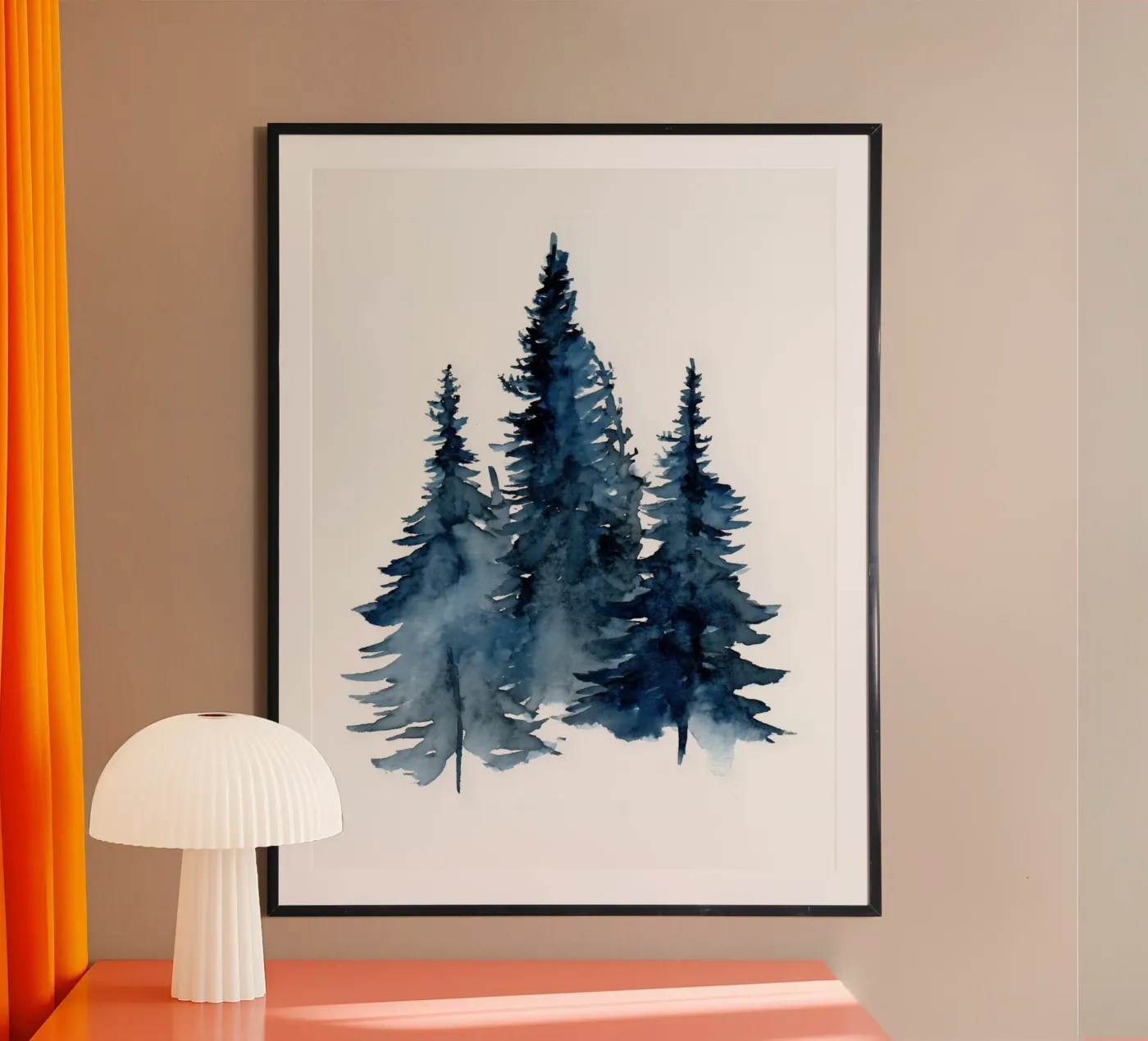 Ink Pines poster da Louise Wilder Studio