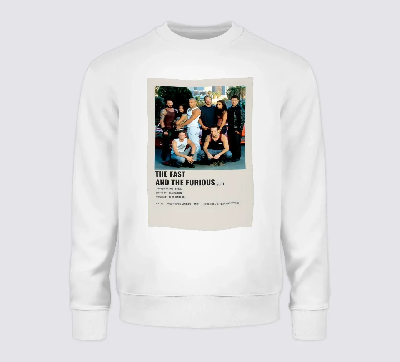 THE FAST AND THE FURIOUS 2001 felpa da MVFminimalist