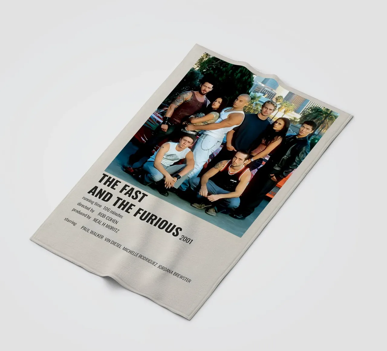 THE FAST AND THE FURIOUS 2001 coperta in pile da MVFminimalist