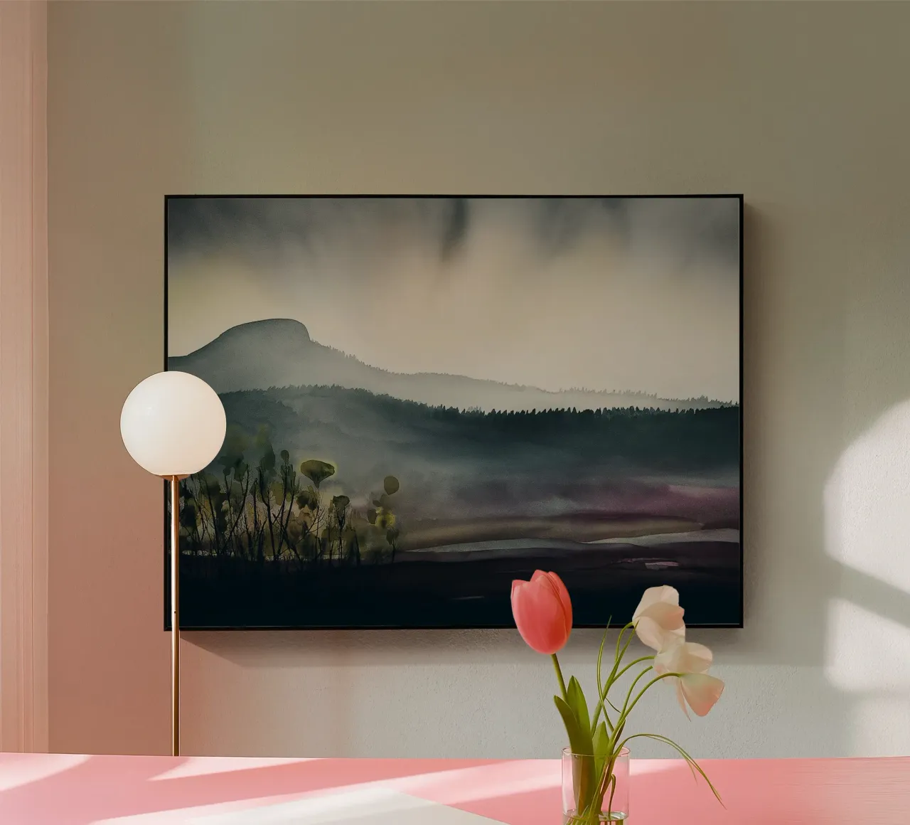 Schemergebied acryl van Louise Wilder Studio