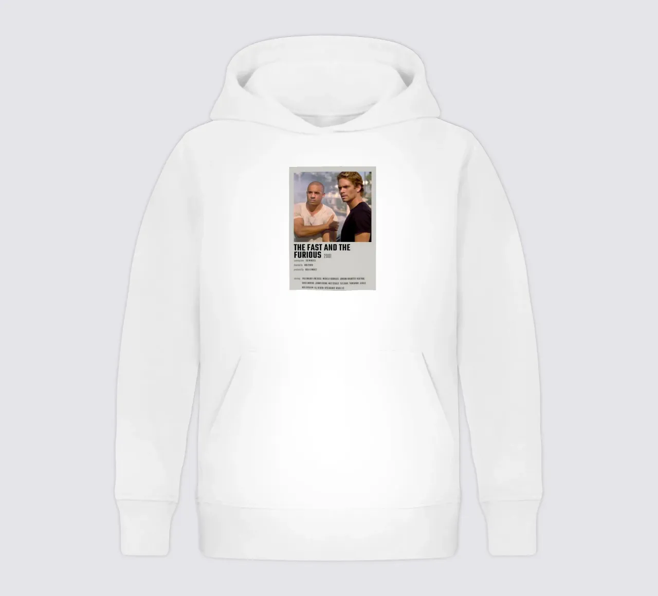 THE FAST AND THE FURIOUS 2001 felpa bambino con cappuccio da MVFminimalist