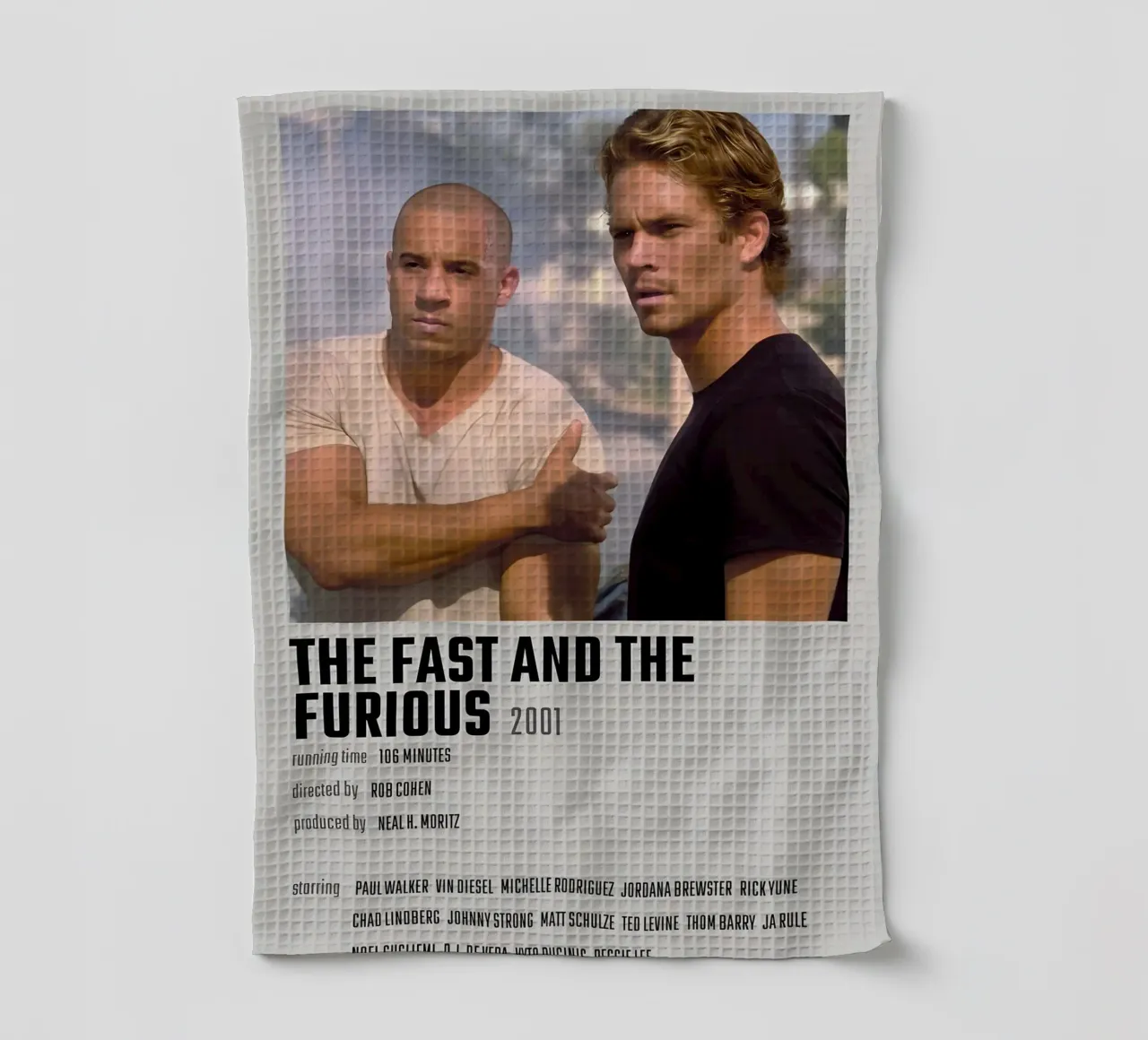 THE FAST AND THE FURIOUS 2001 canovaccio da cucina da MVFminimalist