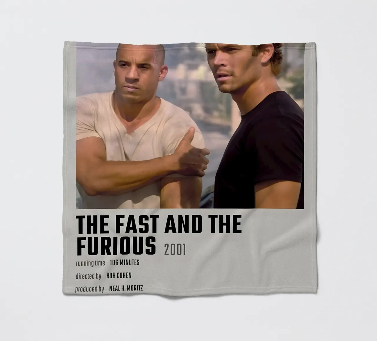 THE FAST AND THE FURIOUS 2001 coperta in pile da MVFminimalist