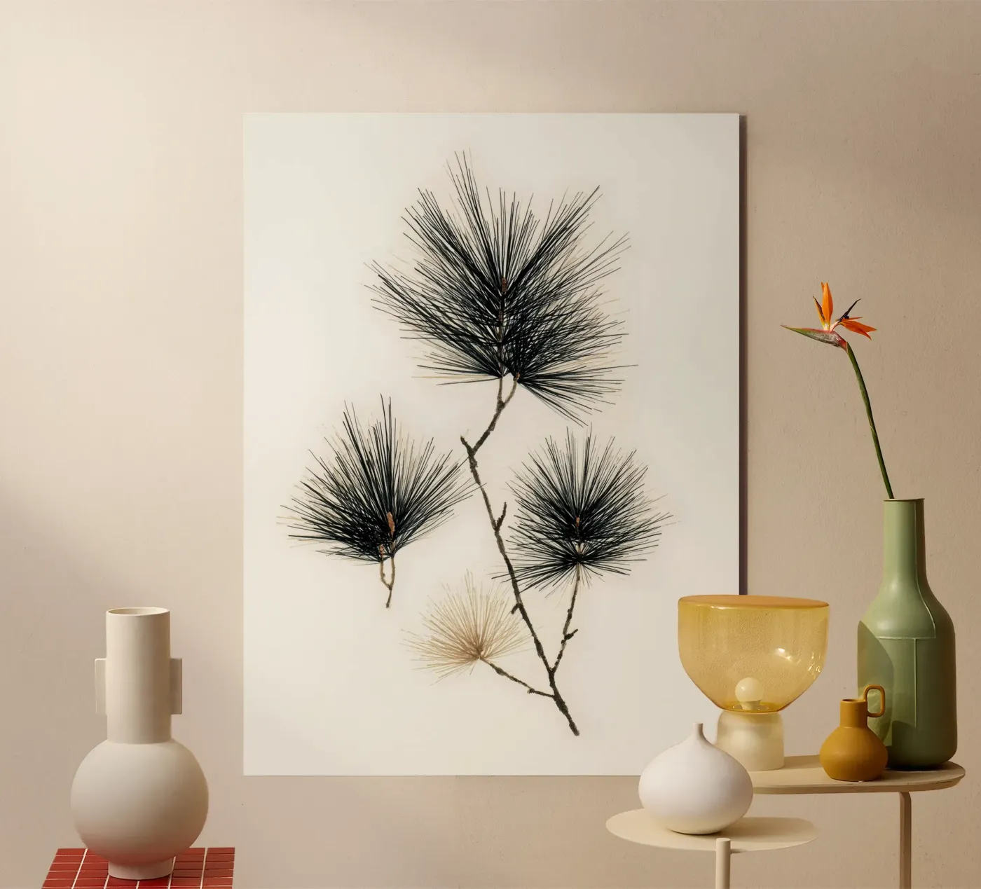 Pine Linework forex-plaat van Louise Wilder Studio