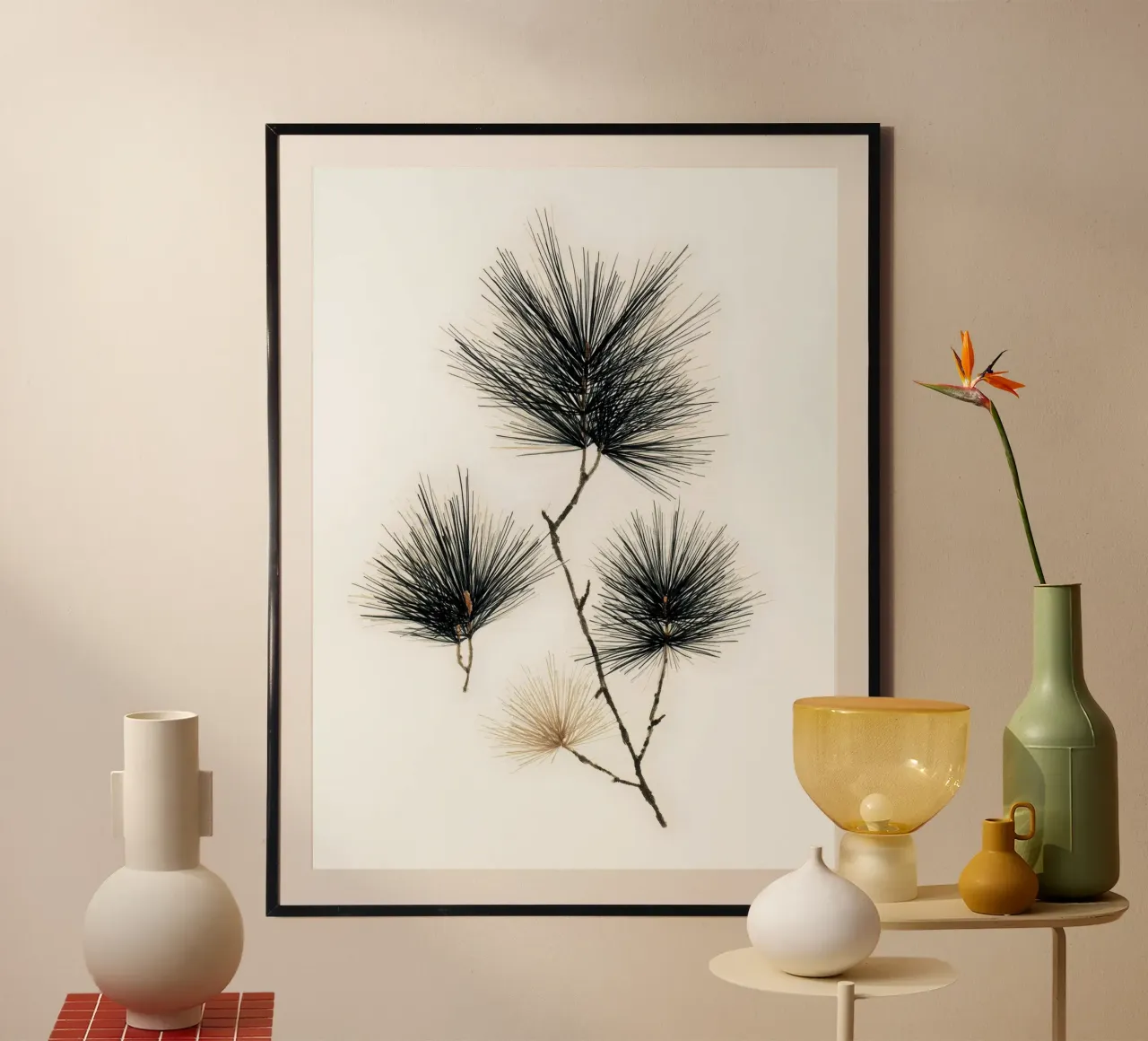 Pine Linework poster by Louise Wilder Studio