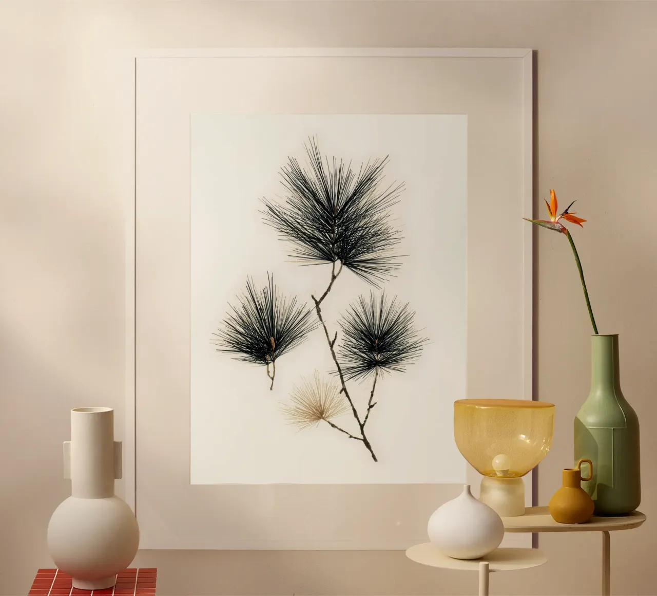 Pine Linework poster by Louise Wilder Studio