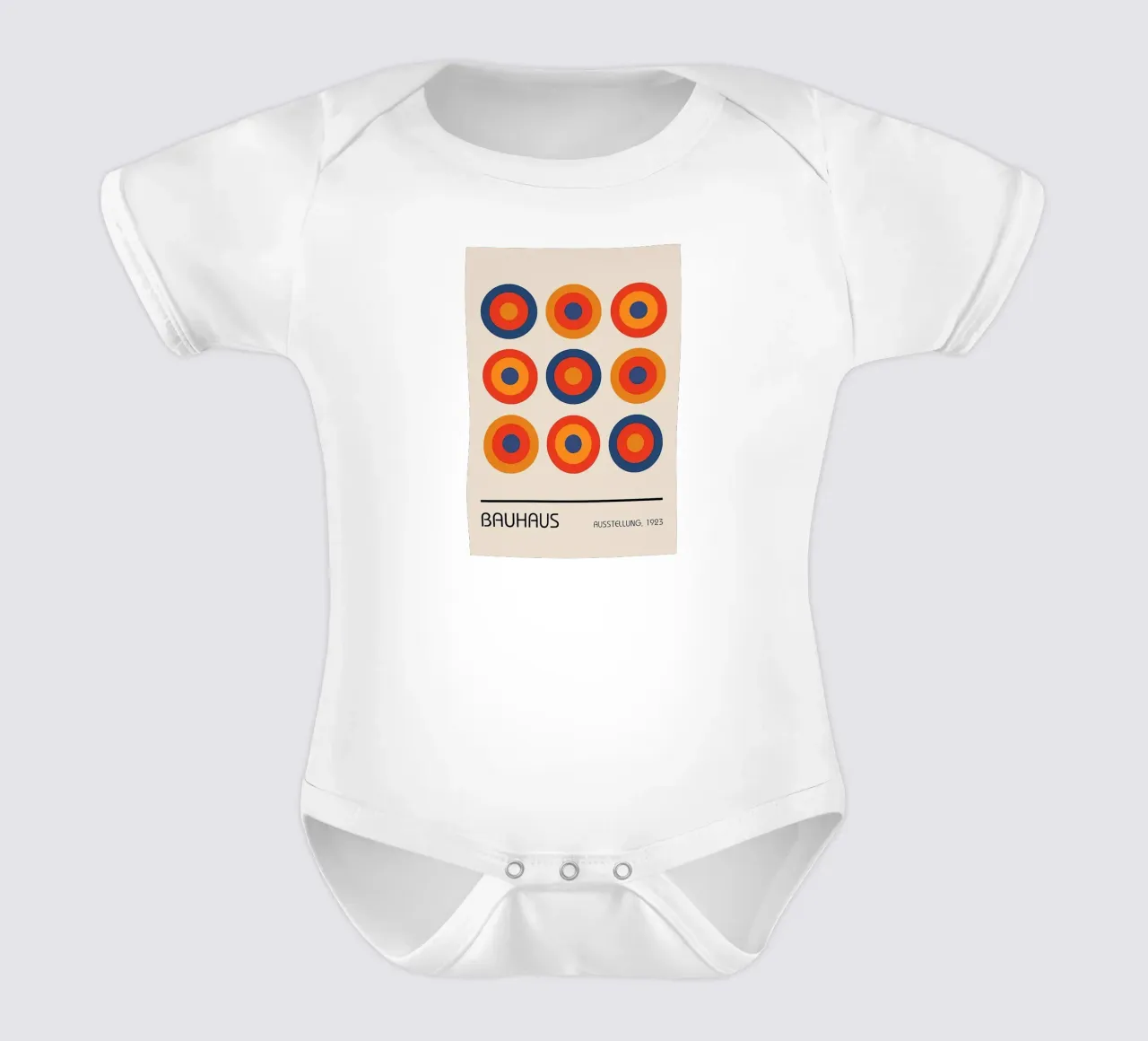 Bauhaus 1923 body neonato maniche corte da Brooke