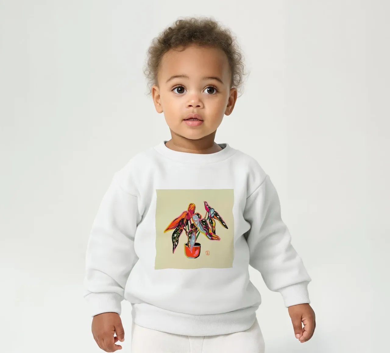 Colourful Begonia felpa neonato da Sandra Poliakov