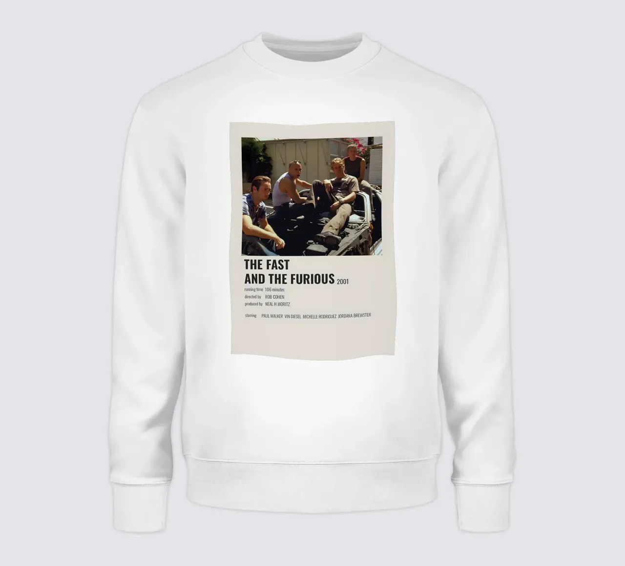 THE FAST AND THE FURIOUS 2001 felpa da MVFminimalist