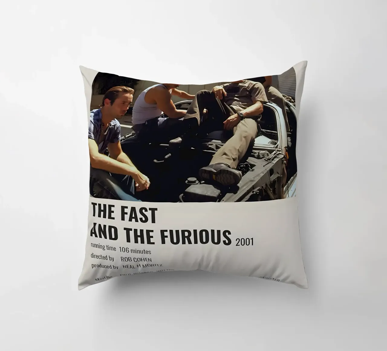 THE FAST AND THE FURIOUS 2001 cuscino da MVFminimalist