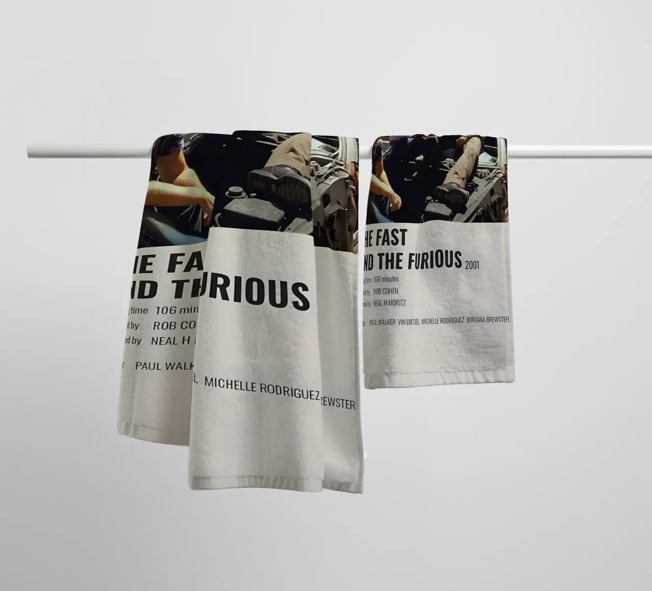 THE FAST AND THE FURIOUS 2001 asciugamano da bagno da MVFminimalist