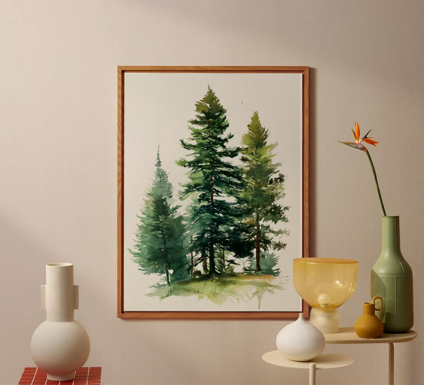 Pine Stand forex plate by Louise Wilder Studio