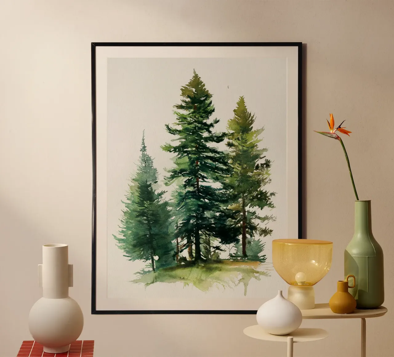 Pine Stand Poster von Louise Wilder Studio