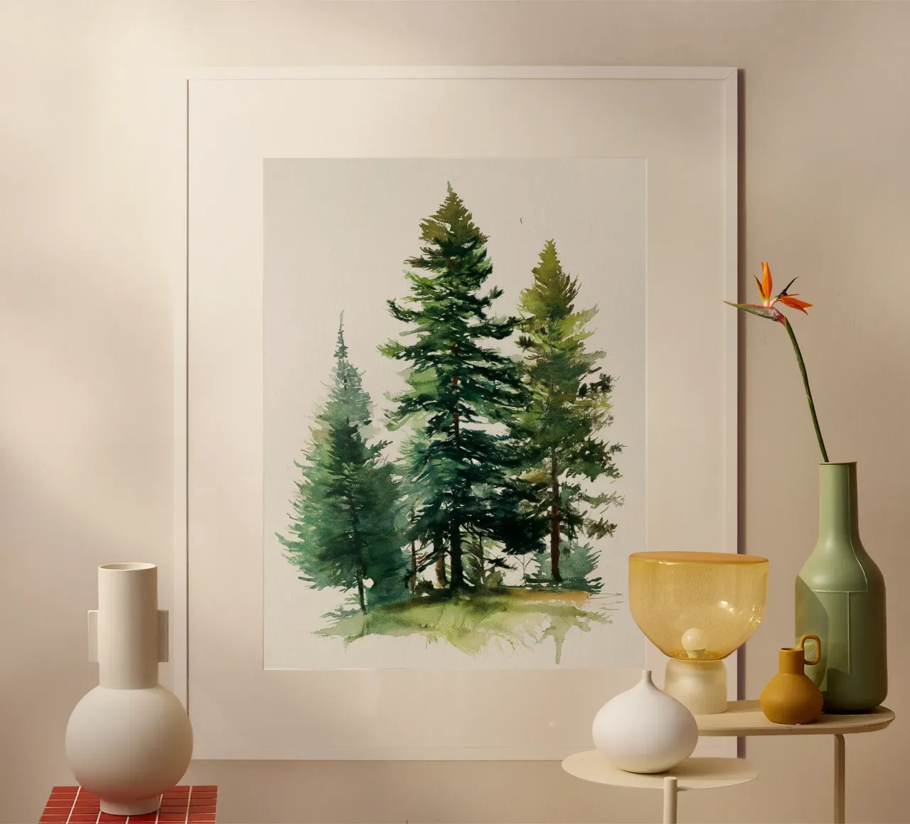 Pine Stand Poster von Louise Wilder Studio