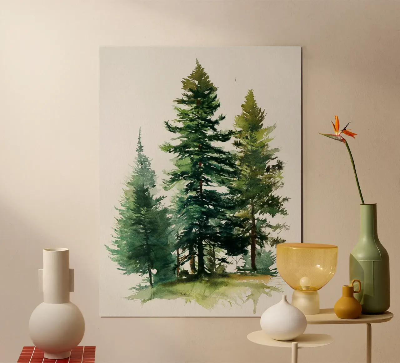 Pine Stand Poster von Louise Wilder Studio