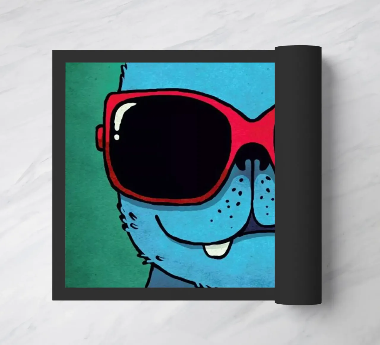 Glacier Fußmatte von Kuba Gornowicz