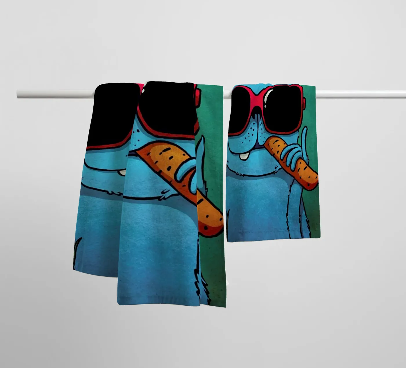 Glacier towel by Kuba Gornowicz