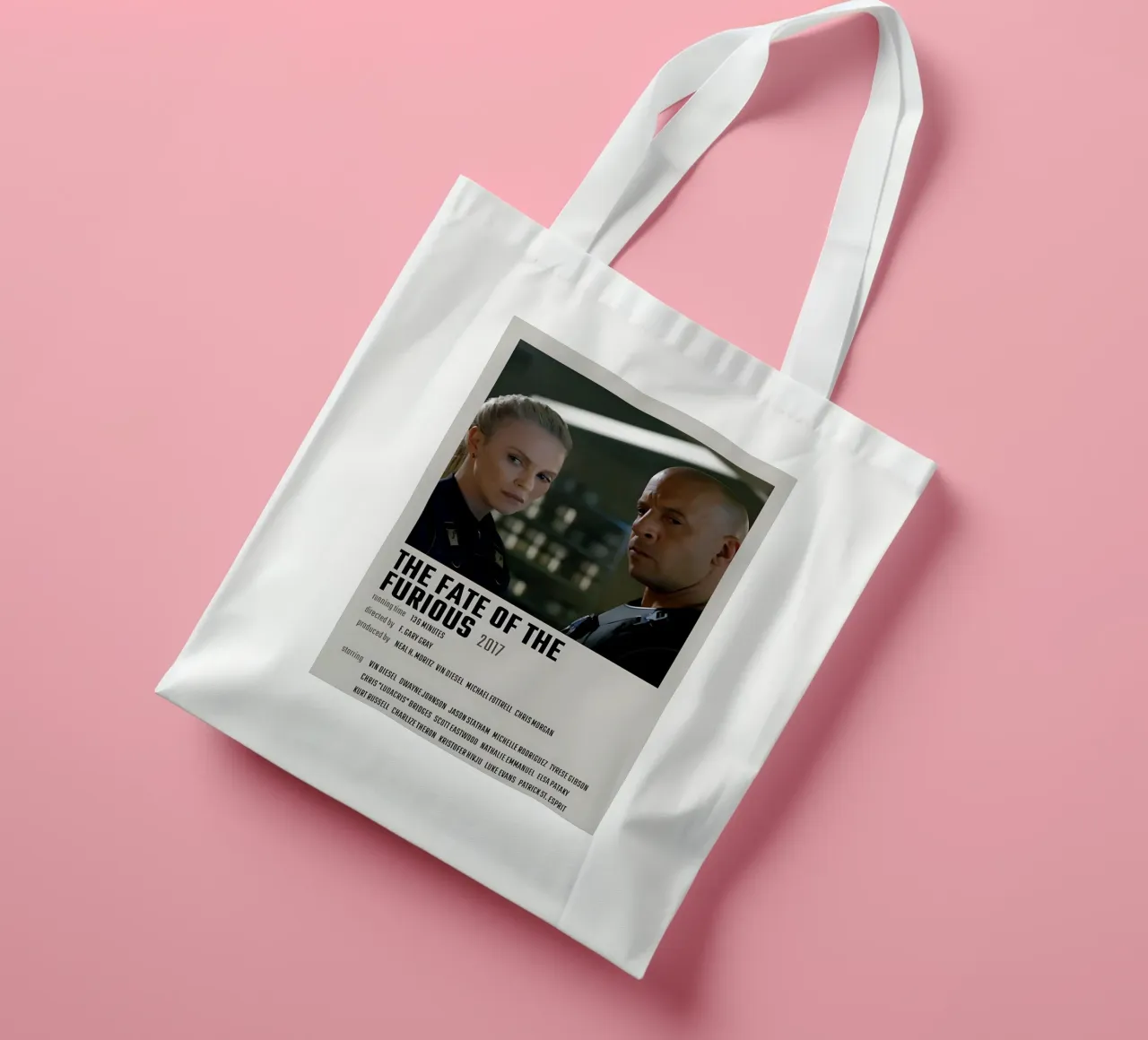 THE FATE OF THE FURIOUS 2017 borsa in juta da MVFminimalist