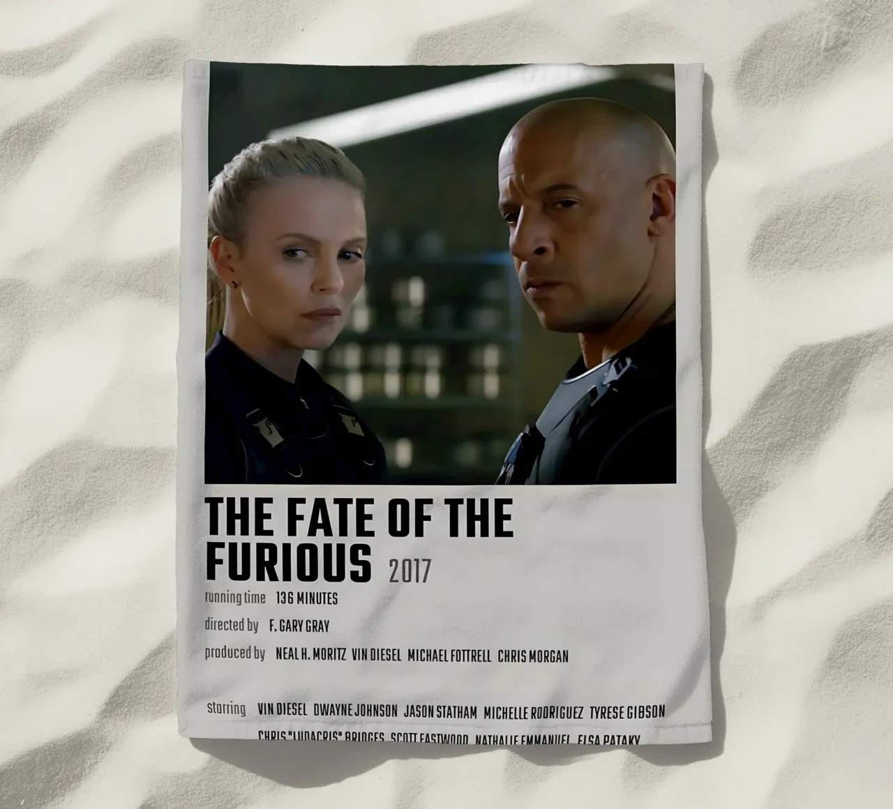 THE FATE OF THE FURIOUS 2017 telo mare da MVFminimalist