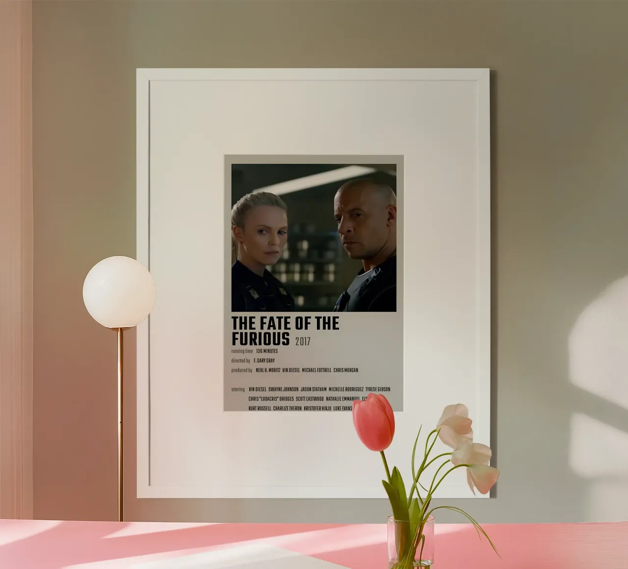 THE FATE OF THE FURIOUS 2017 carta hahnemühle da MVFminimalist