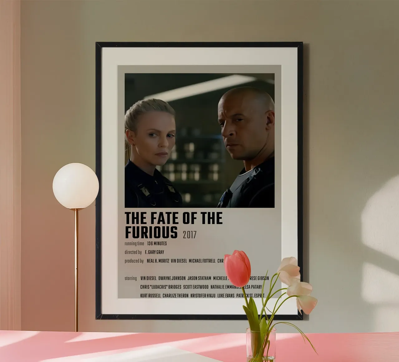 THE FATE OF THE FURIOUS 2017 carta hahnemühle da MVFminimalist
