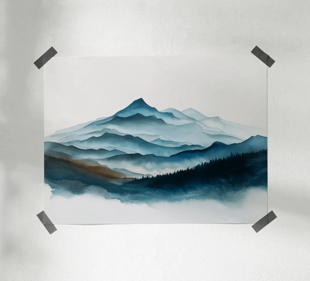 Blu Haze poster da Louise Wilder Studio