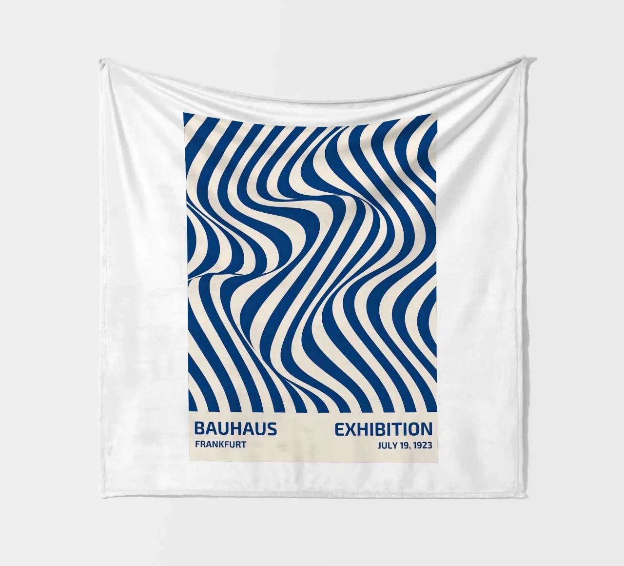 Bauhaus 1923 fleece blanket by Brooke