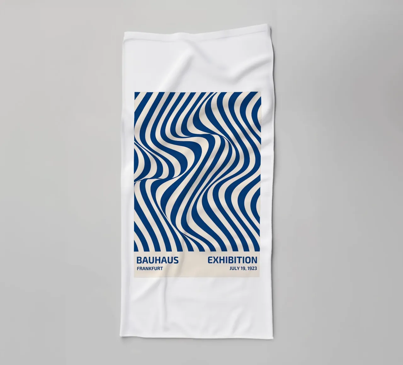 Bauhaus 1923 towel by Brooke