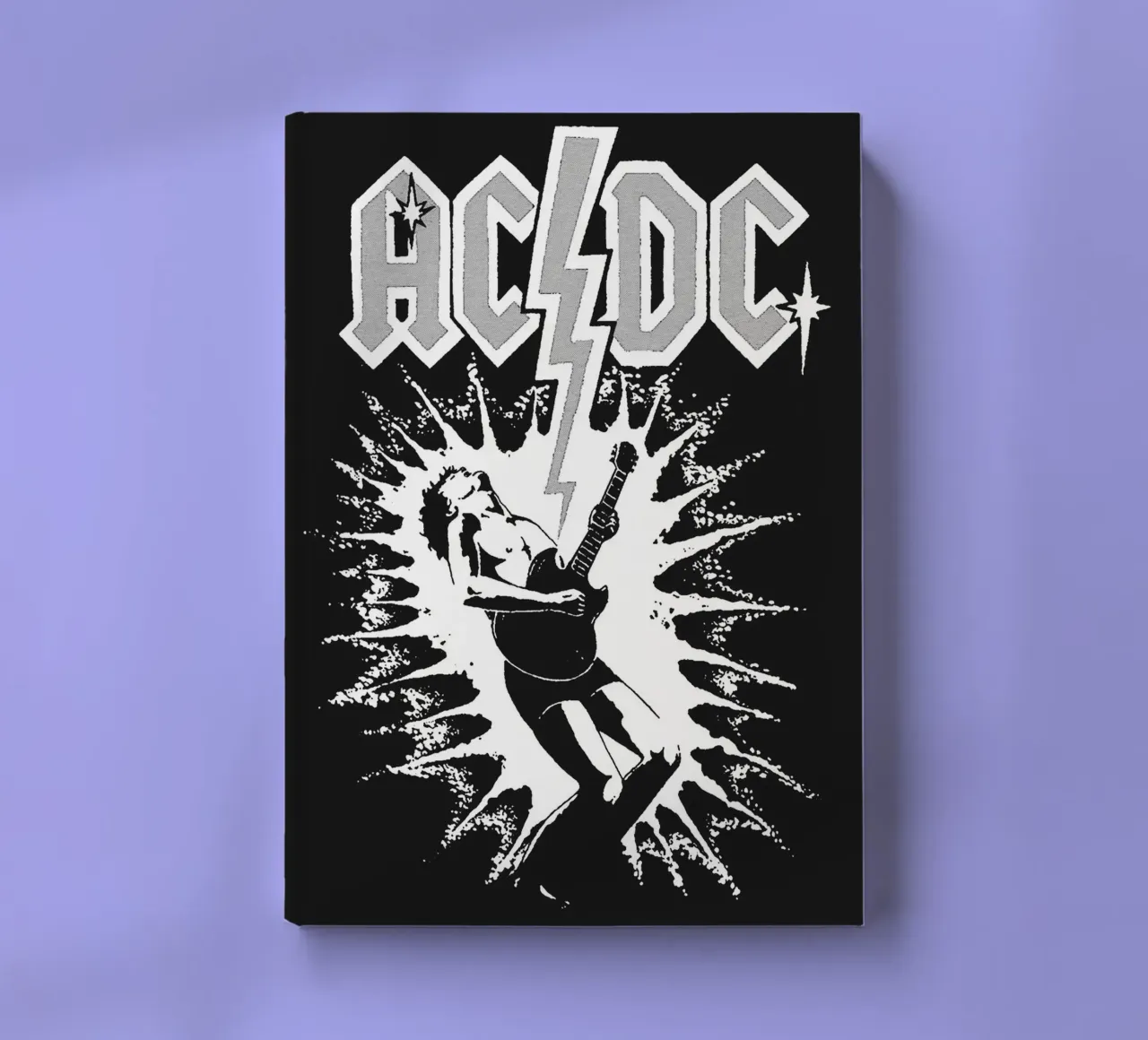 Art du groupe AC/DC carnet de notes de vanhesling