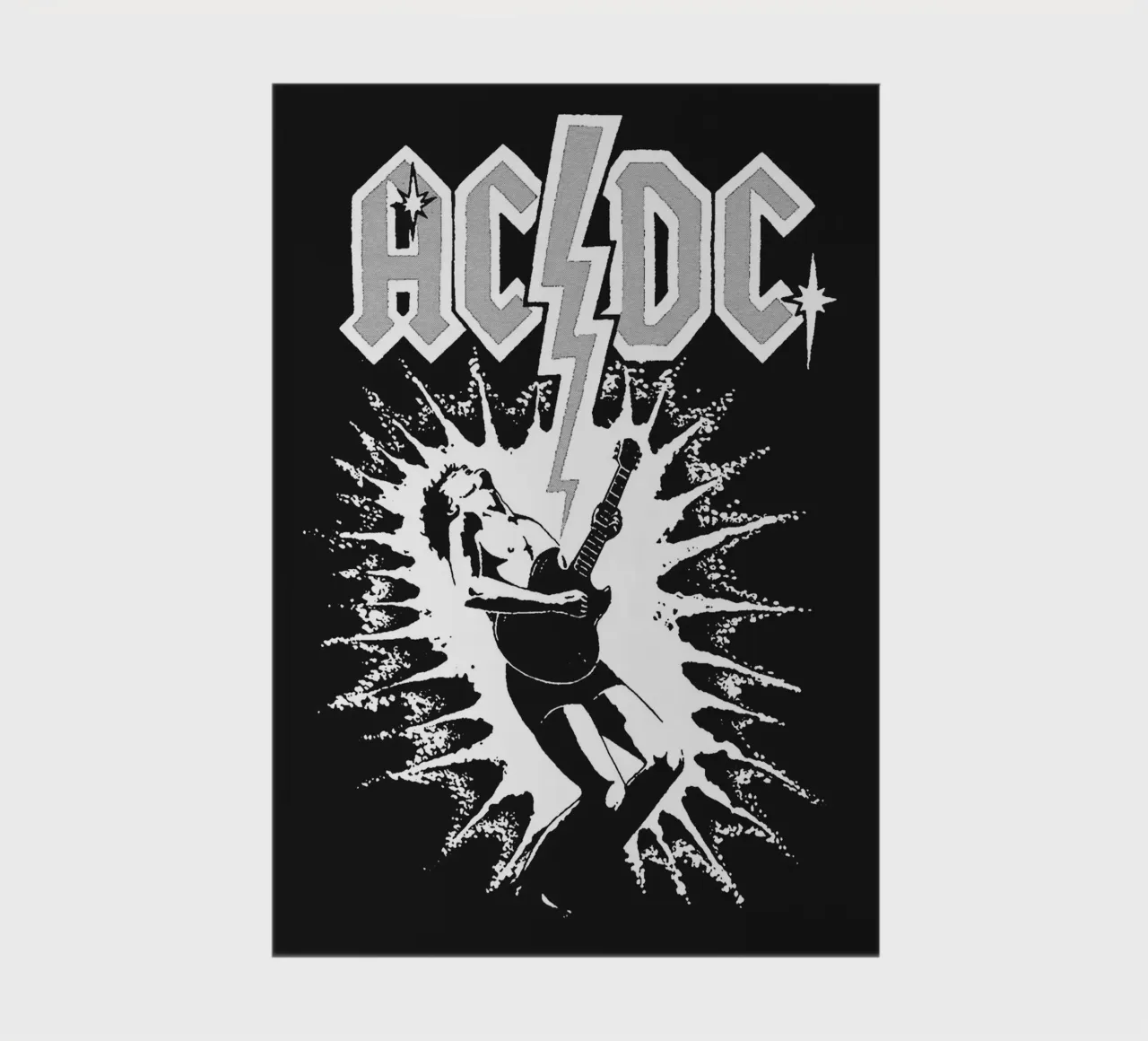 Art du groupe AC/DC carnet de notes de vanhesling