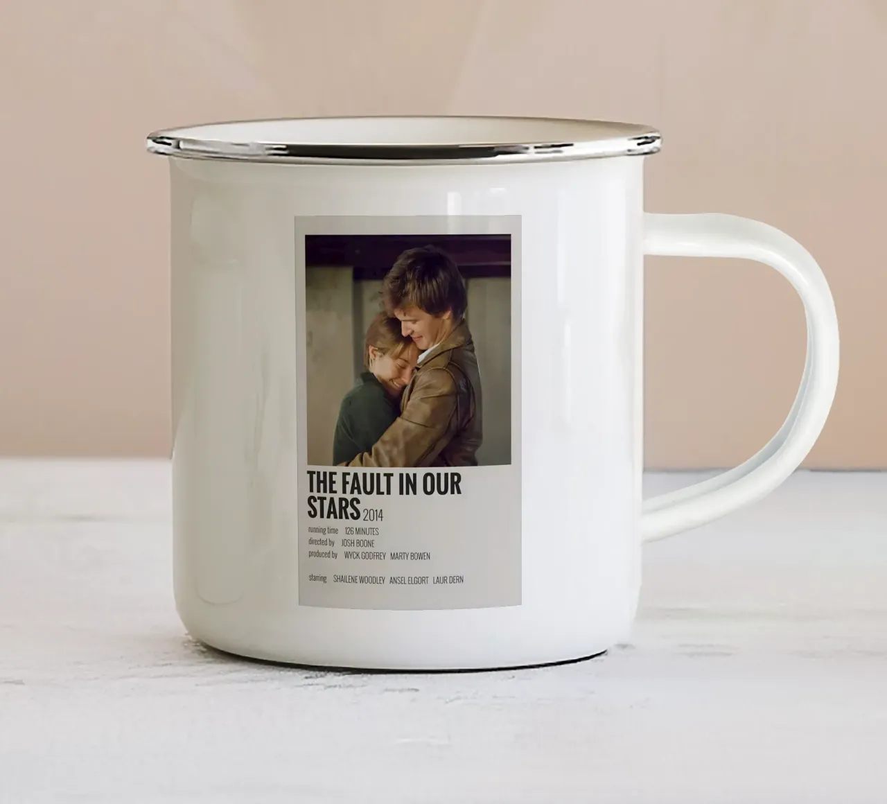 THE FAULT IN OUR STARS 2014 tazza in smalto da MVFminimalist