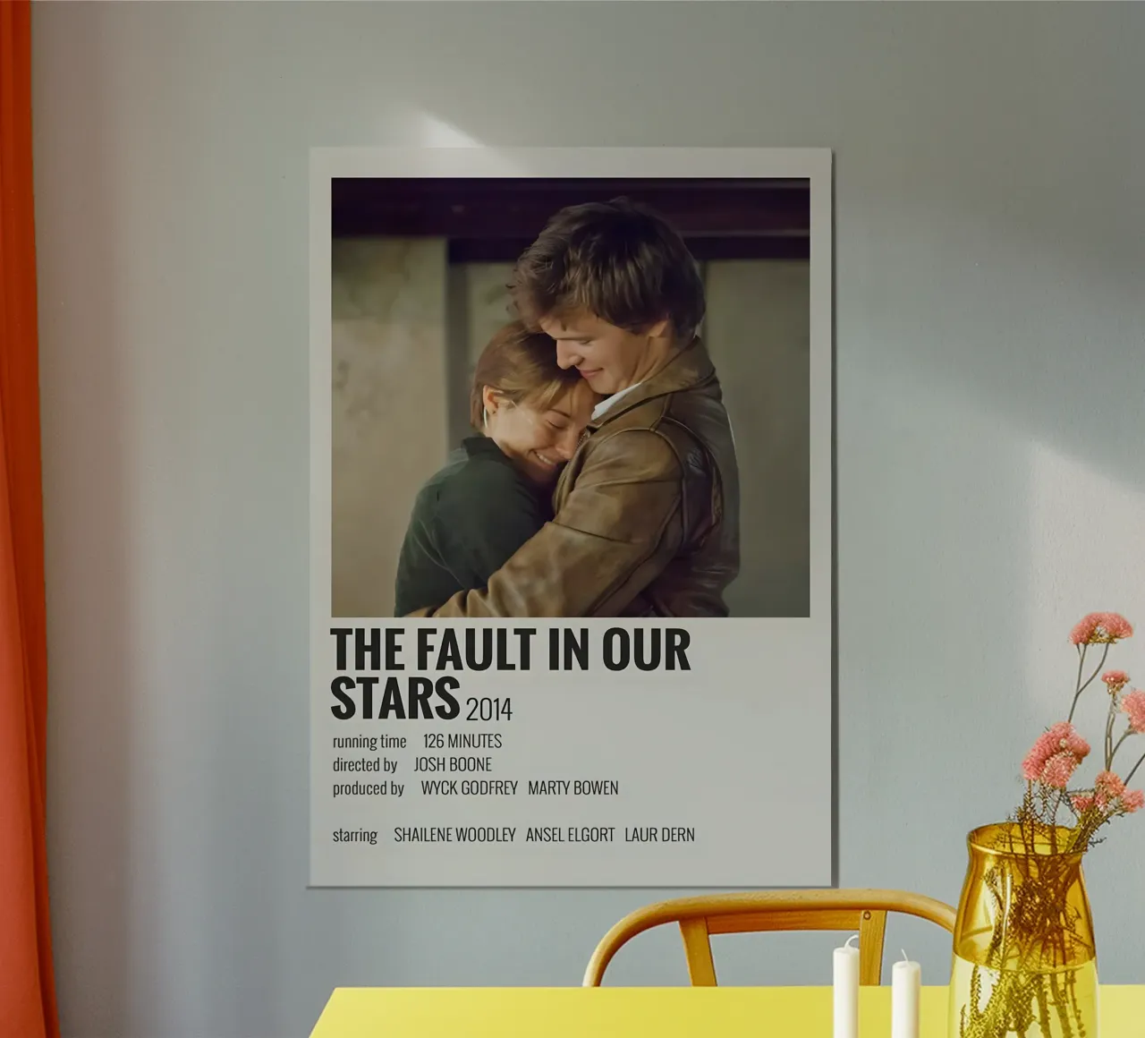 THE FAULT IN OUR STARS 2014 alluminio dibond da MVFminimalist