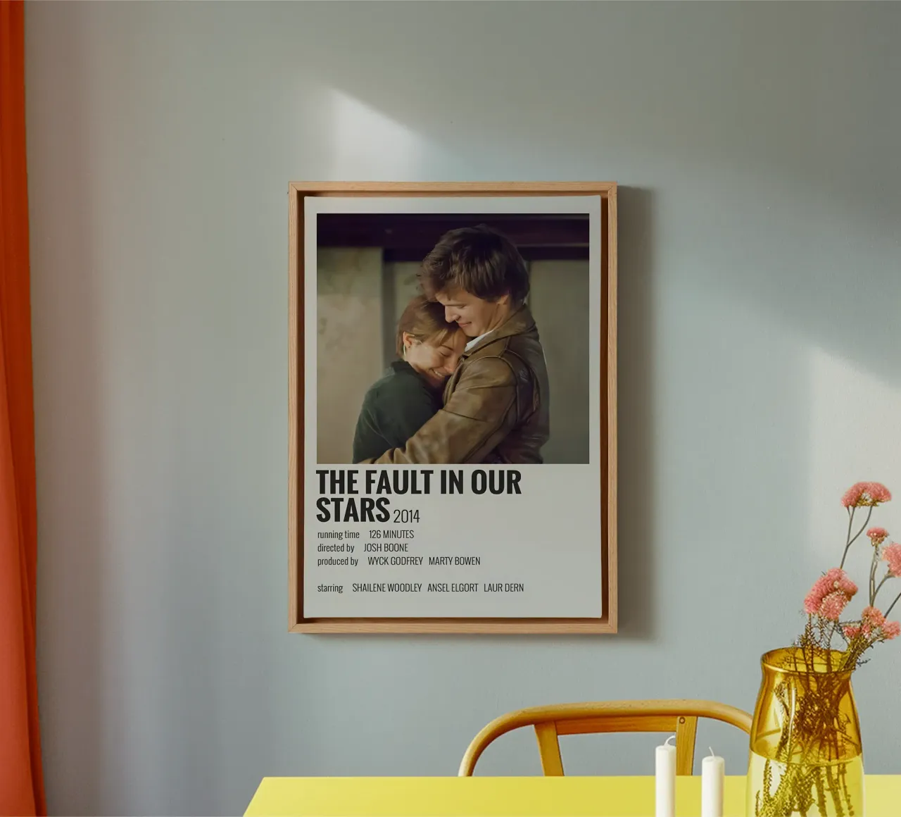THE FAULT IN OUR STARS 2014 canvas by MVFminimalist
