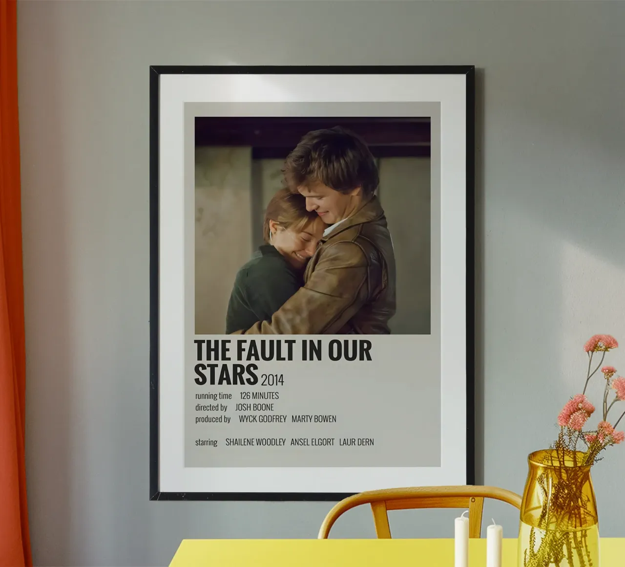 THE FAULT IN OUR STARS 2014 carta hahnemühle da MVFminimalist