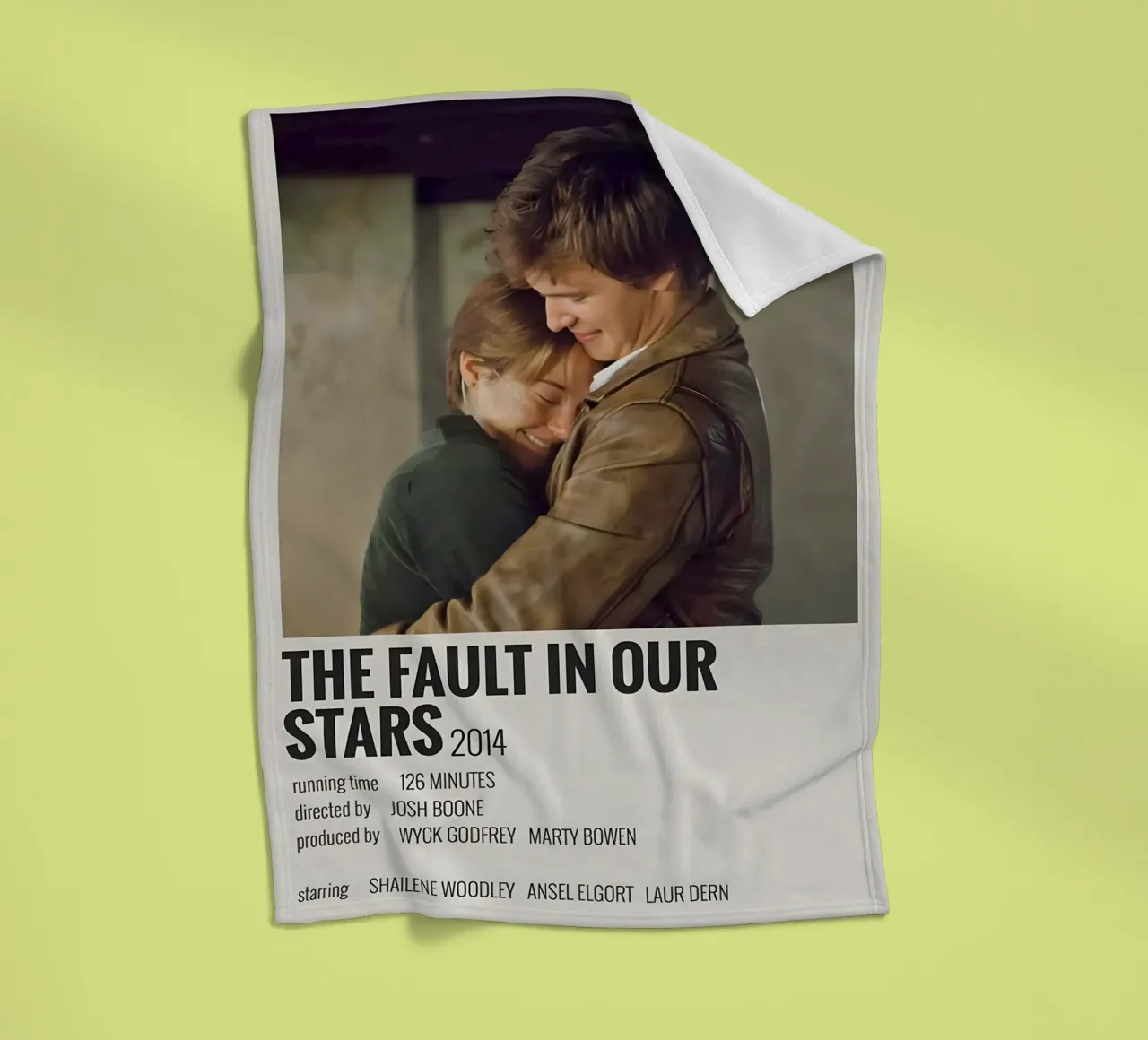 THE FAULT IN OUR STARS 2014 coperta in pile da MVFminimalist