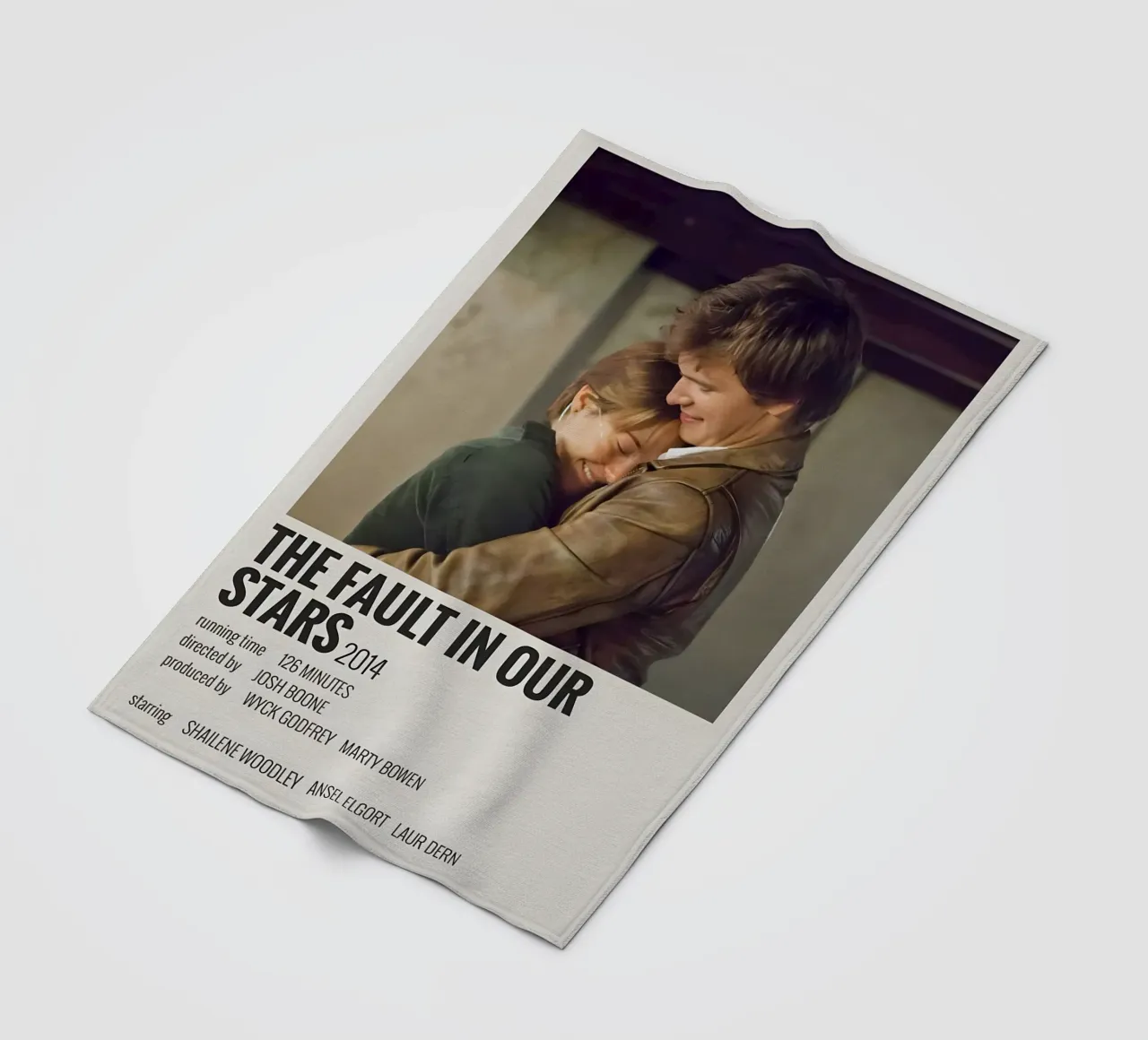THE FAULT IN OUR STARS 2014 coperta in pile da MVFminimalist