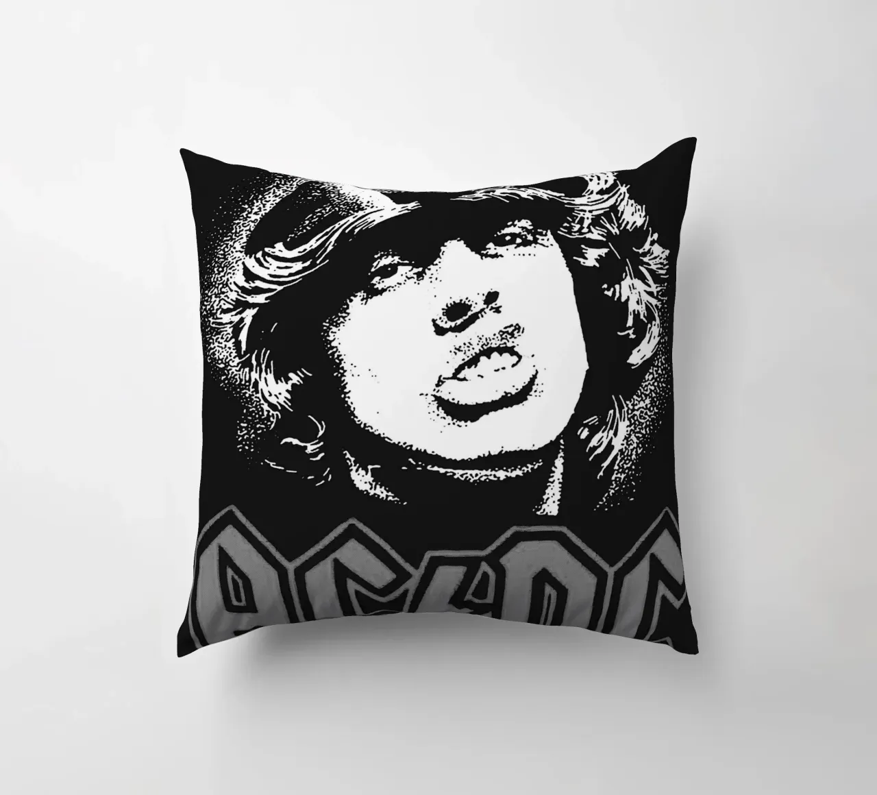 ac/dc band art decorative cushion by vanhesling