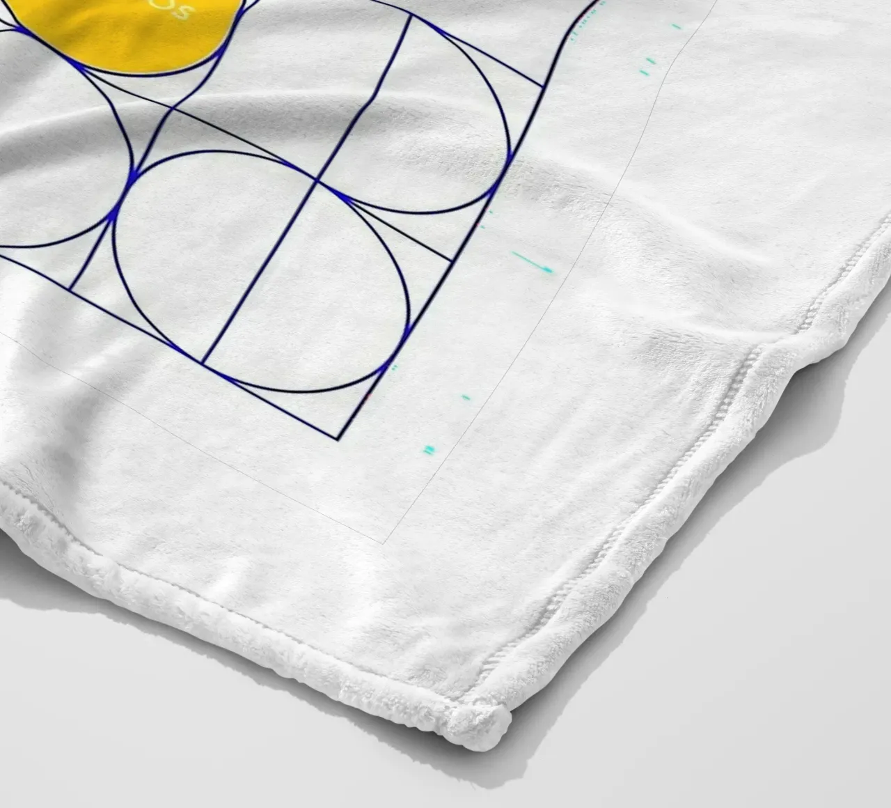 Bauhaus 1919 fleece blanket by Brooke