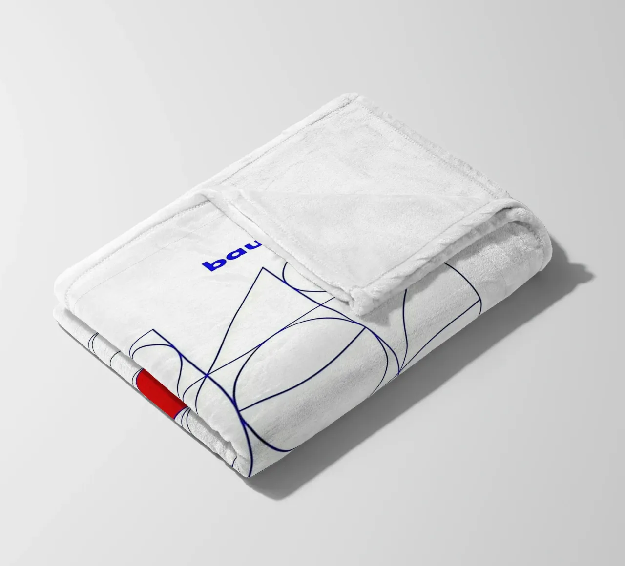 Bauhaus 1919 fleece blanket by Brooke